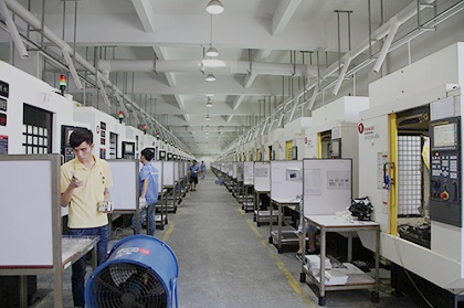 Oficina de fresagem CNC