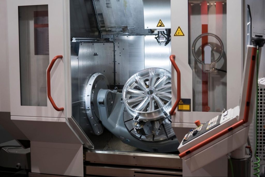 5-axis CNC machining machine