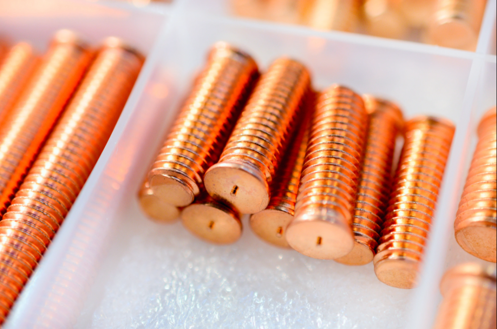 Custom Copper Parts CNC Machining by HLW