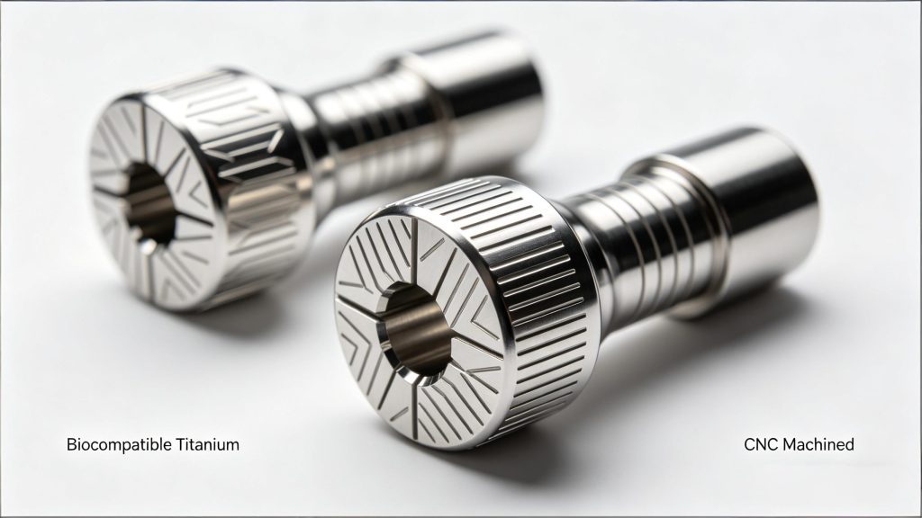 Biocompatible Titanium Medical Implants CNC Machined